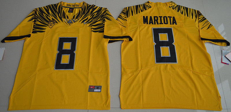 Marcus Mariota Oregon Ducks gold jersey