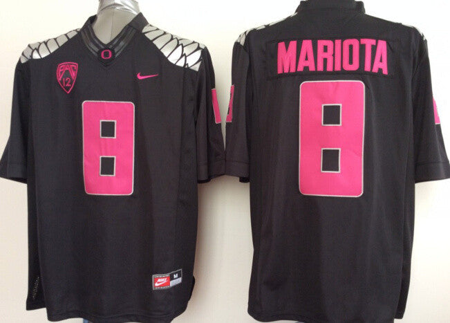 Mariota Oregon Ducks black jersey