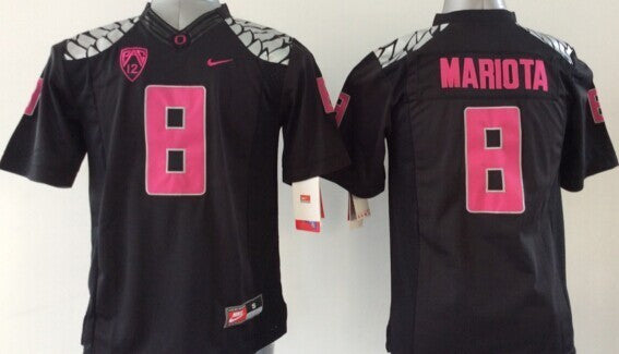 Mariota Oregon Ducks black jersey