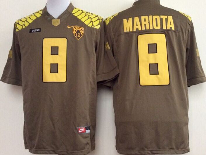 Mariota Oregon Ducks brown jersey