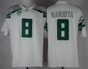Mariota Oregon Ducks white jersey