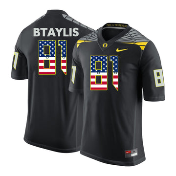 Evan Baylis Oregon Ducks black jersey