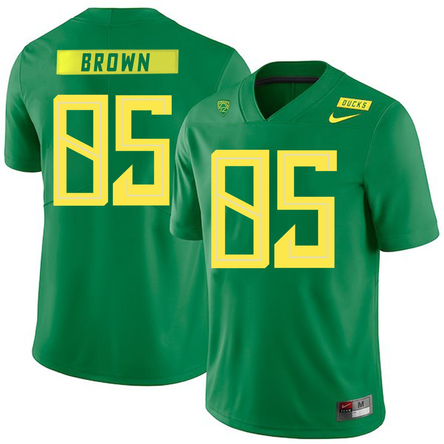 Pharaoh Brown Oregon Ducks green jersey