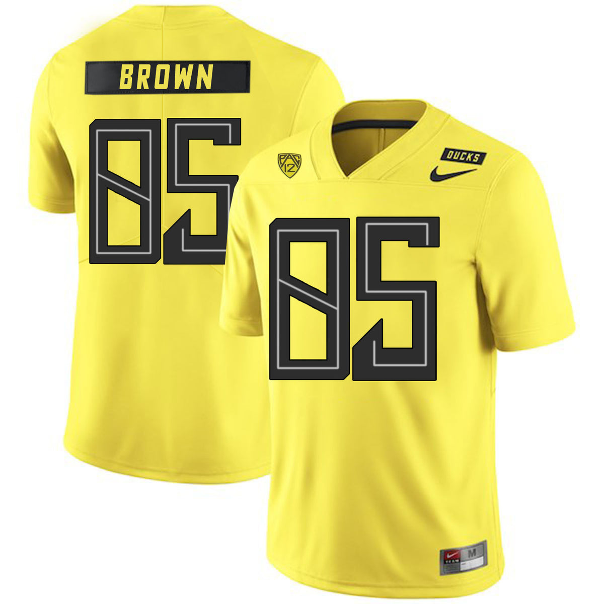 Pharaoh Brown Oregon Ducks yellow jersey