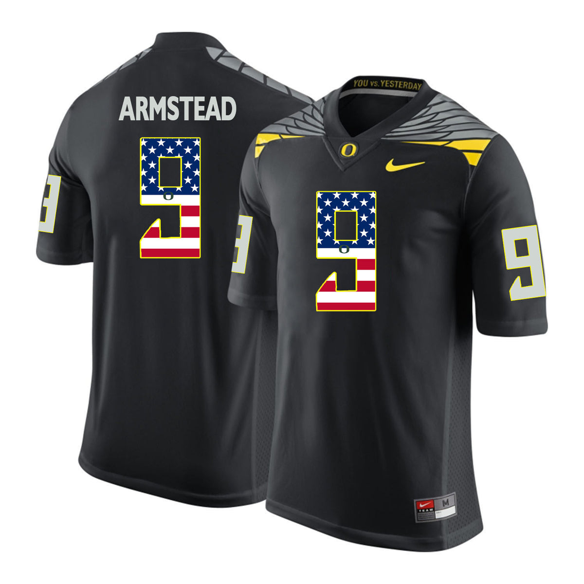 Arik Armstead Oregon Ducks black jersey