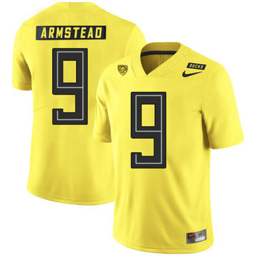 Arik Armstead Oregon Ducks yellow jersey