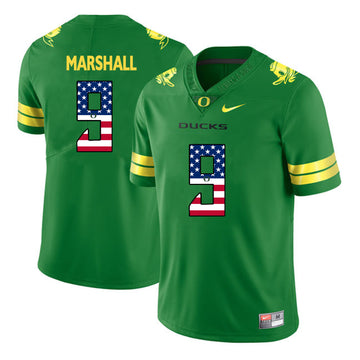 Byron Marshall Apple Oregon Ducks green jersey