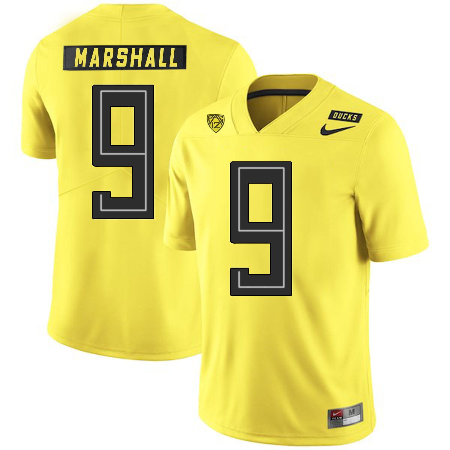Byron Marshall Oregon Ducks yellow jersey