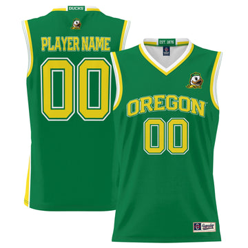 Oregon Ducks green jersey
