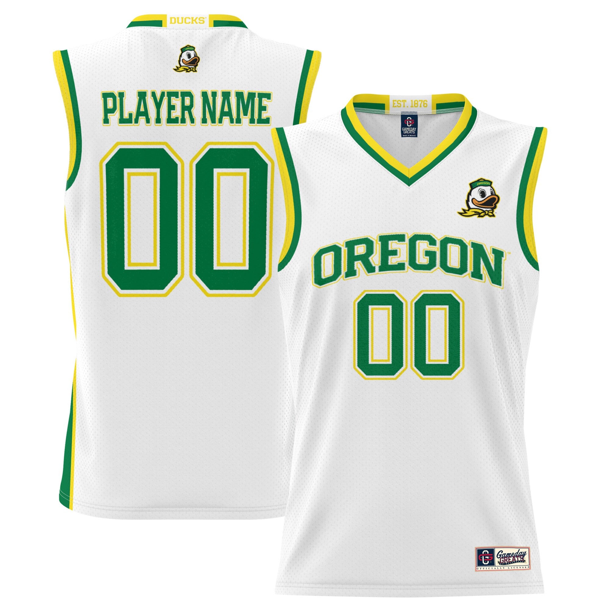 Oregon Ducks white jersey
