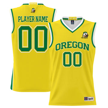 Oregon Ducks yellow jersey