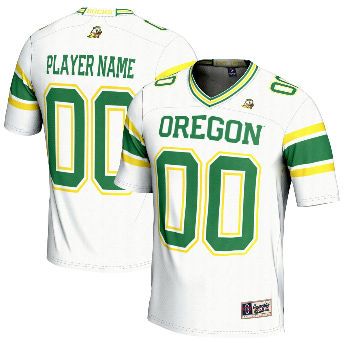 Oregon Ducks white jersey