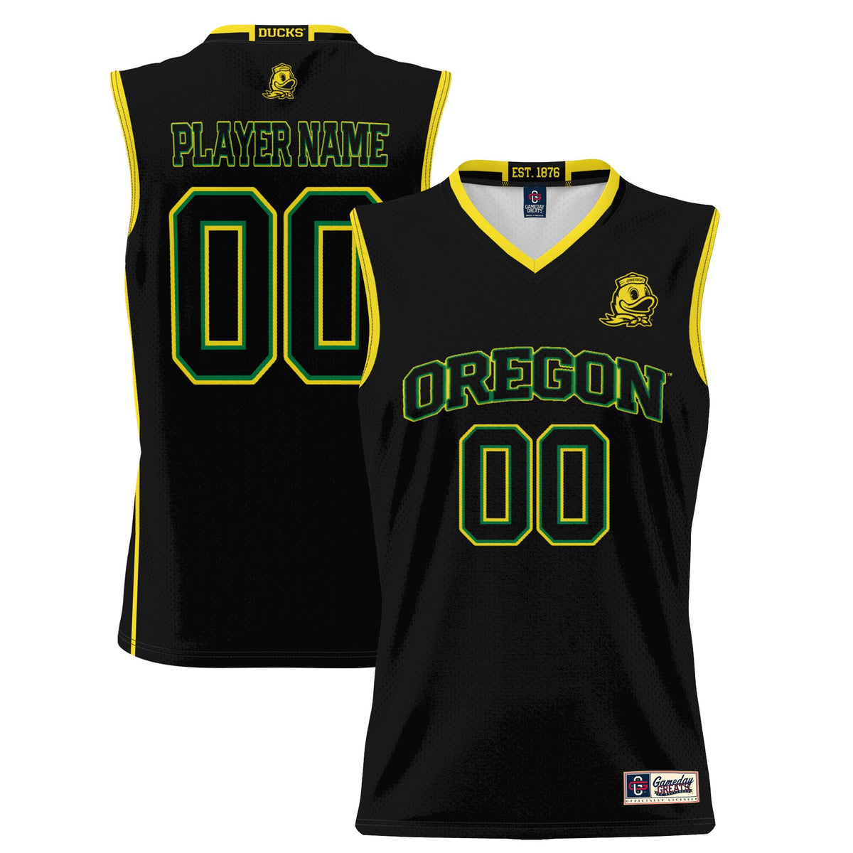 Oregon Ducks black jersey