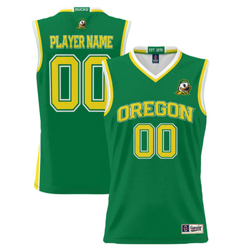 Oregon Ducks green jersey