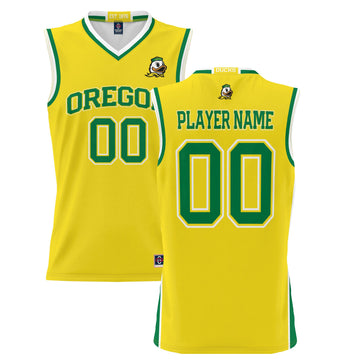 Oregon Ducks yellow jersey