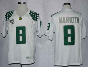 Marcus Mariota Oregon Ducks white Limited jersey