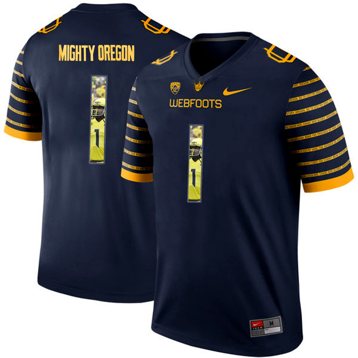 Spring Oregon Ducks navy Elite jersey