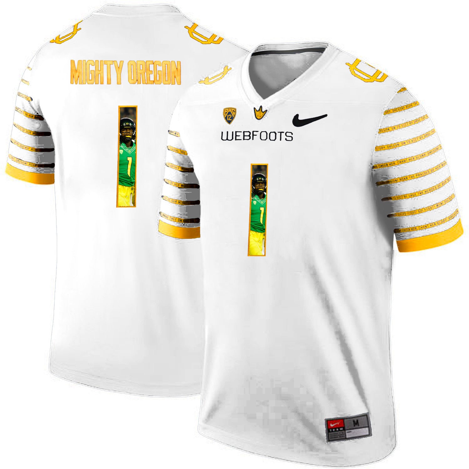 Spring Oregon Ducks white Elite jersey