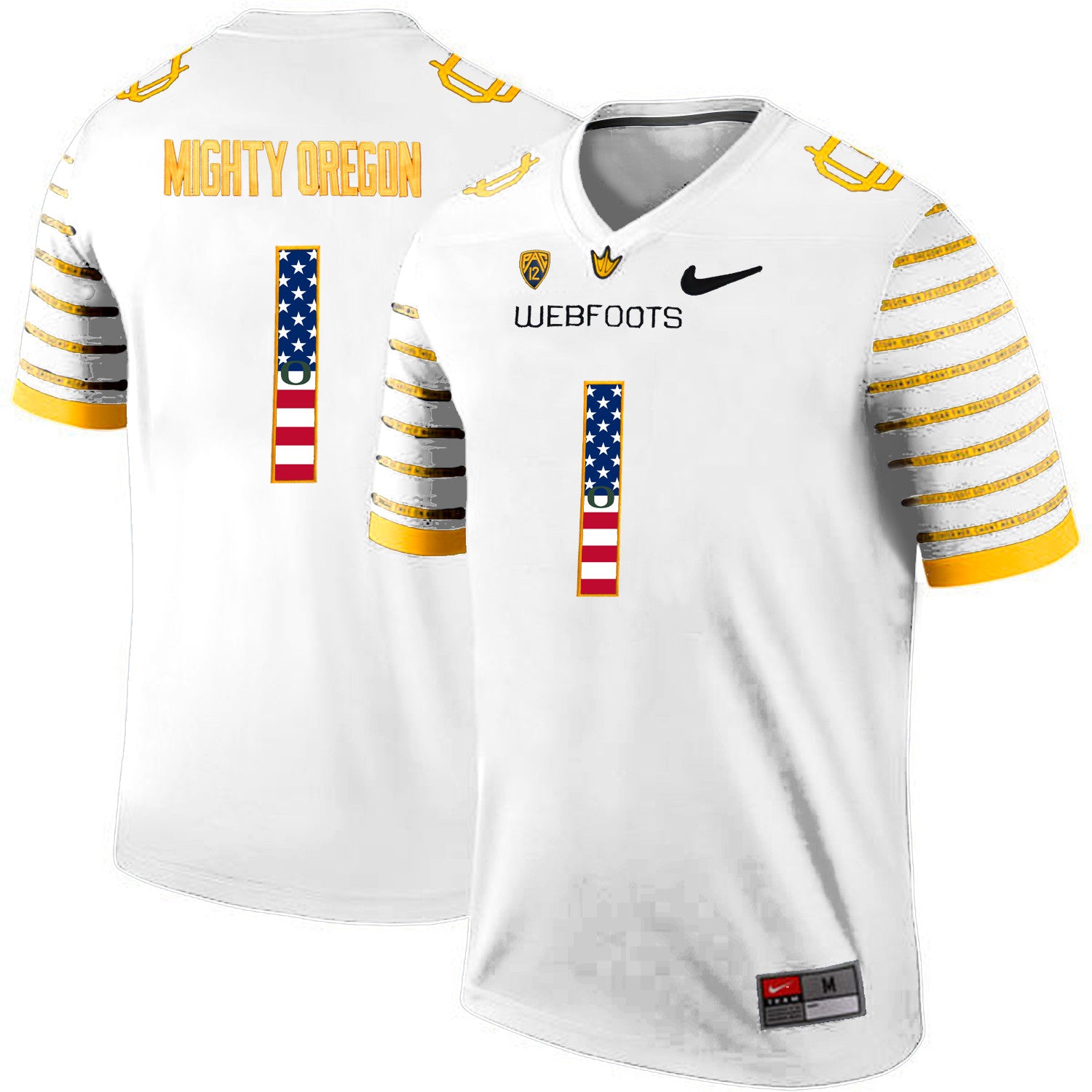 Spring Oregon Ducks white Game jersey