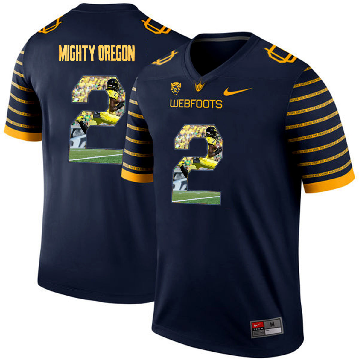 Spring Oregon Ducks navy Elite jersey