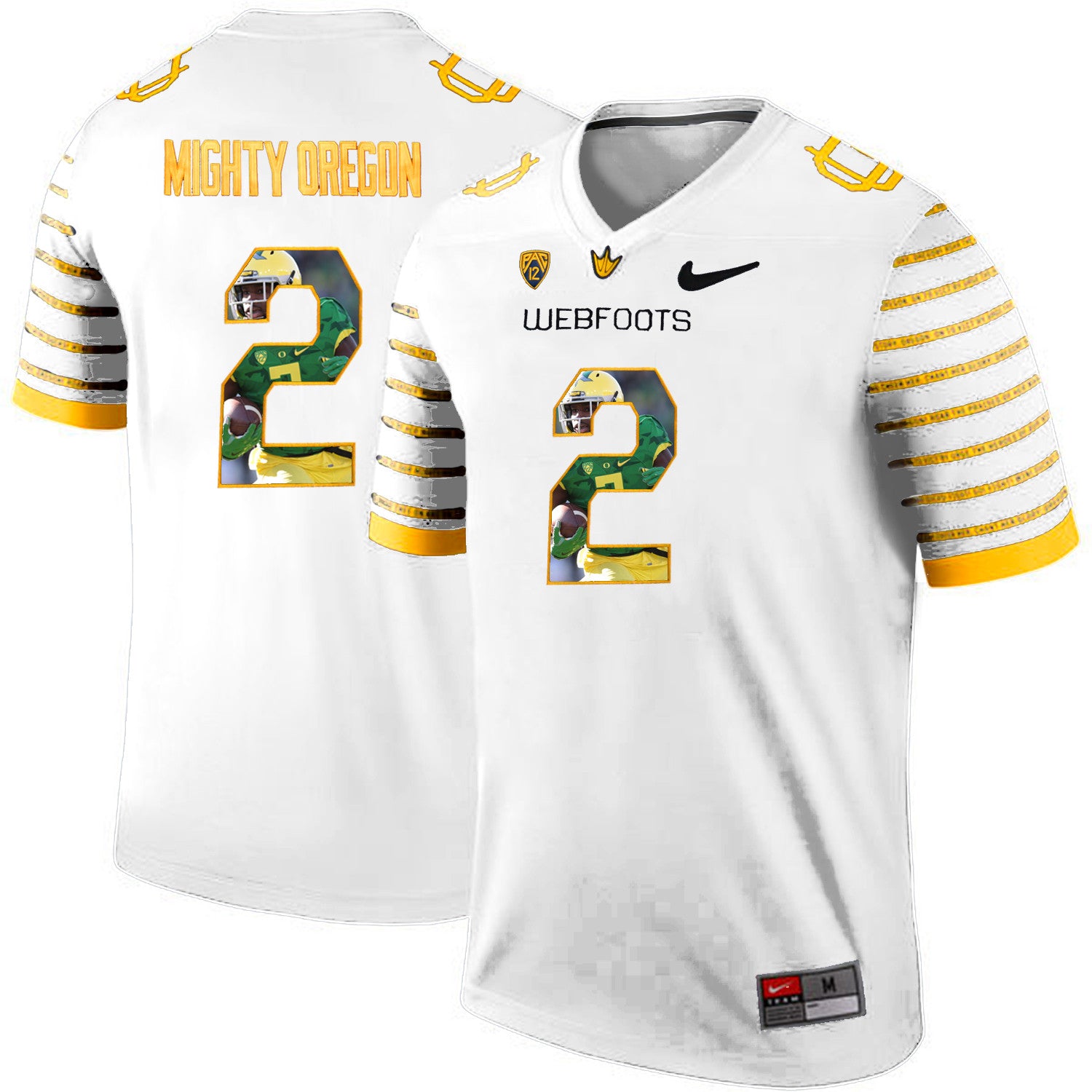 Spring Oregon Ducks white Elite jersey