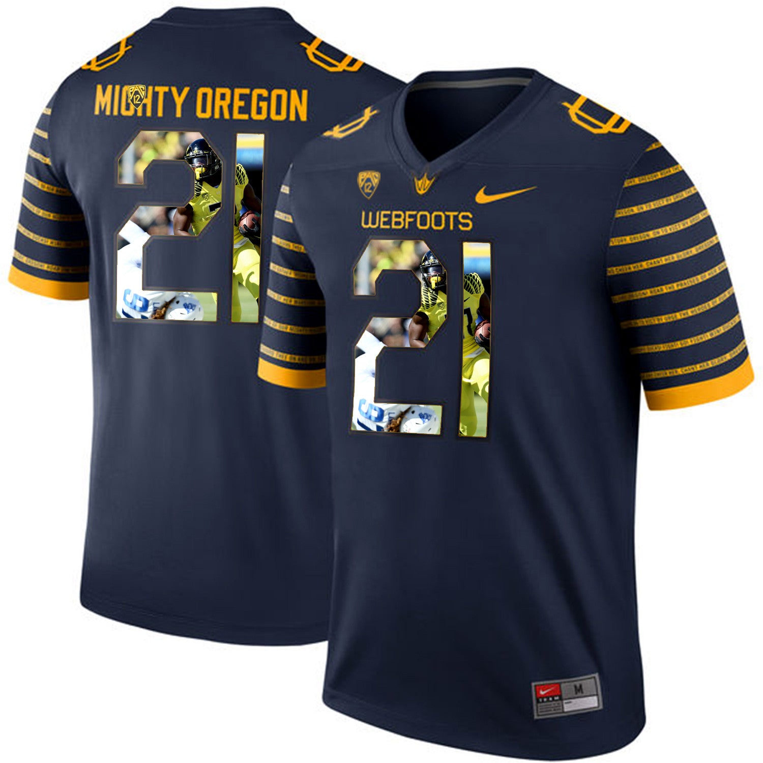 Spring Oregon Ducks navy Elite jersey