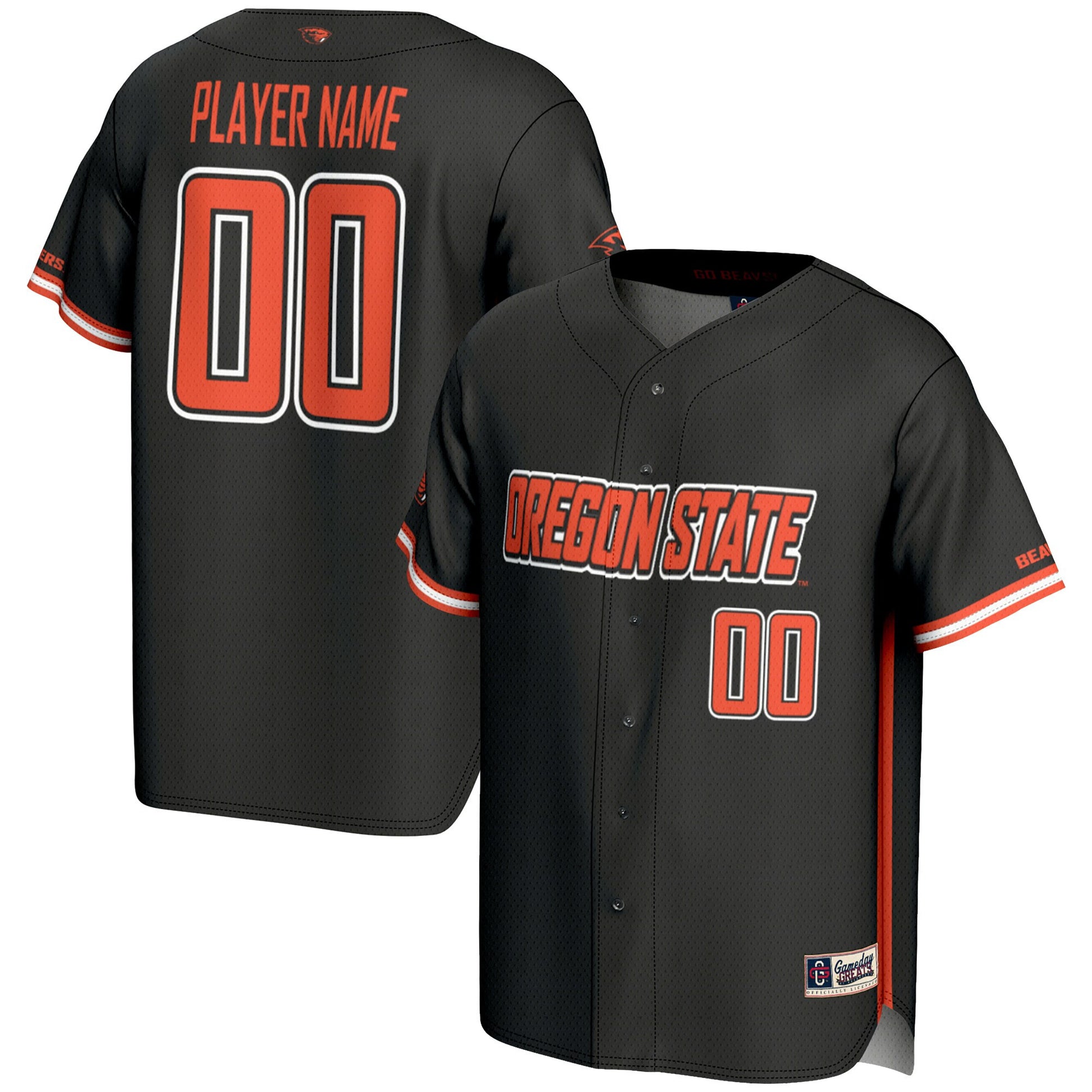 Oregon State Beavers black jersey