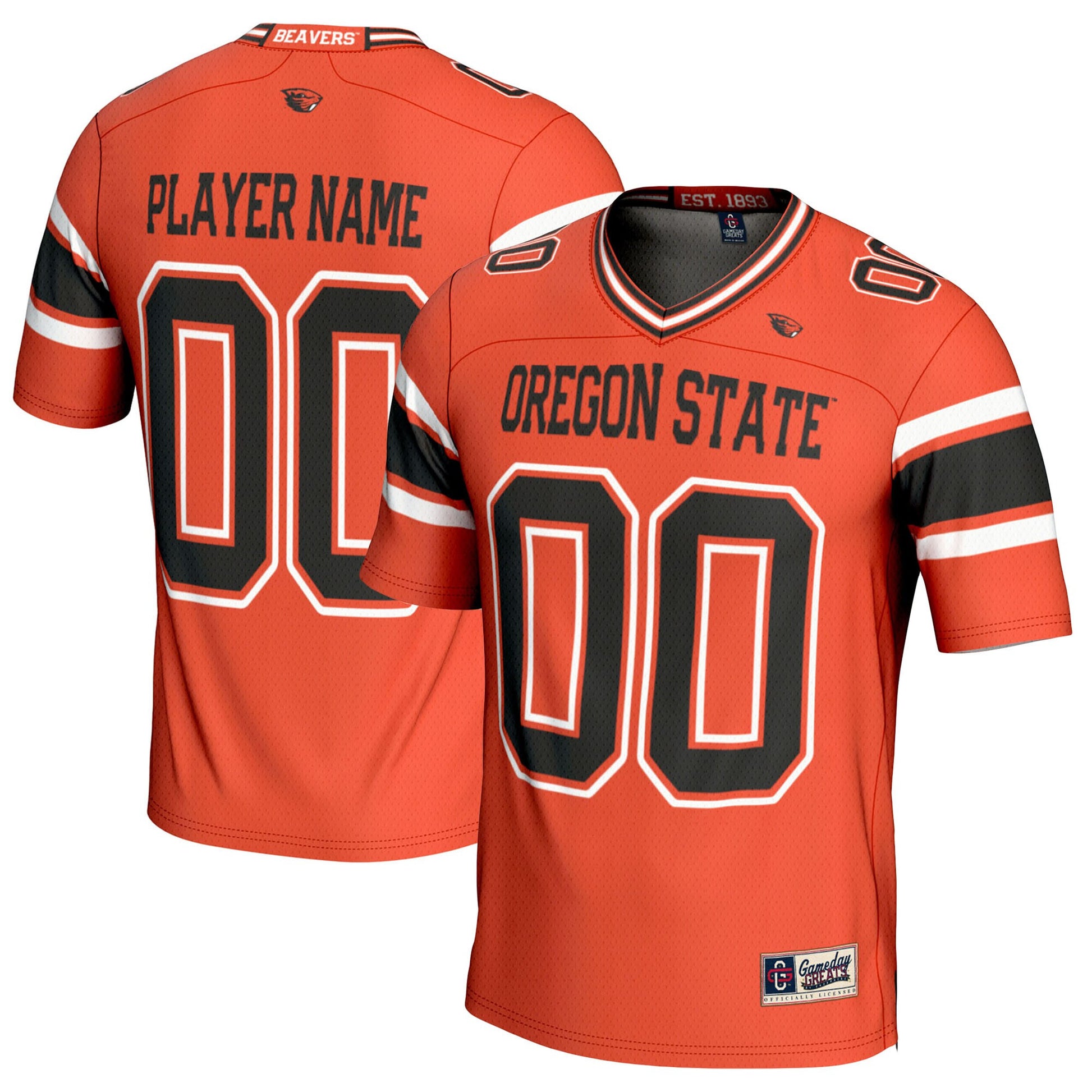 Oregon State Beavers orange jersey