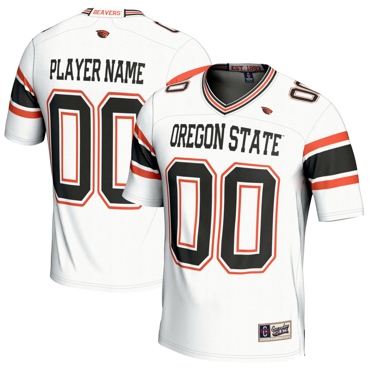Oregon State Beavers white jersey