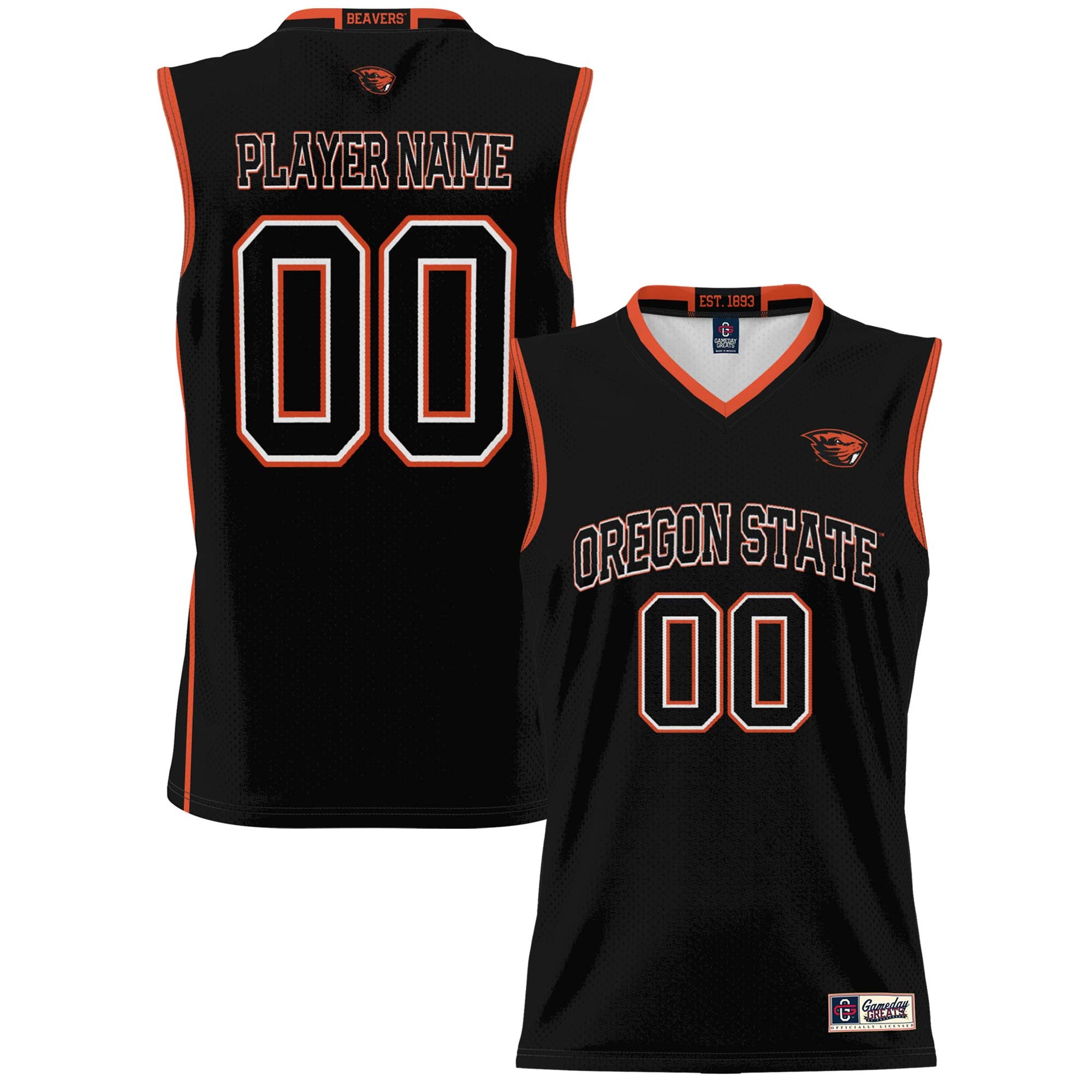 Oregon State Beavers black jersey
