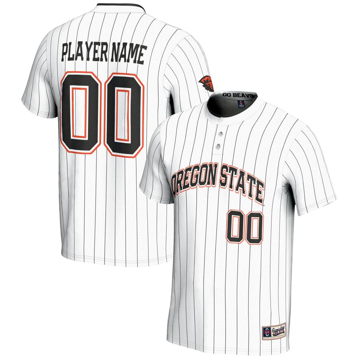 Softball Oregon State Beavers white jersey