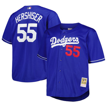 Orel Hershiser Los Angeles Dodgers royal Cooperstown jersey