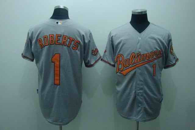 Roberts Baltimore Orioles gray jersey