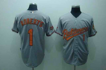 Roberts Baltimore Orioles gray jersey