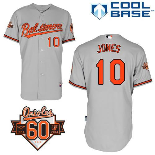 Adam Jones Baltimore Orioles grey jersey