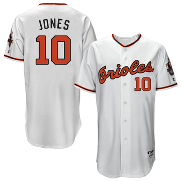 Adam Jones Baltimore Orioles white Throwback jersey