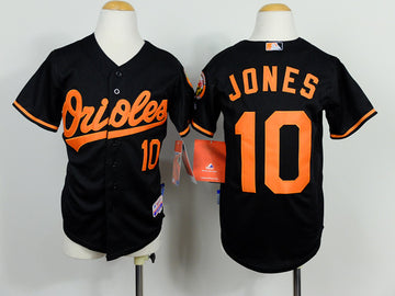 Jones Baltimore Orioles black jersey