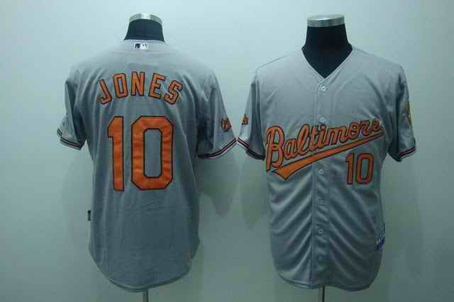 Jones Baltimore Orioles grey jersey