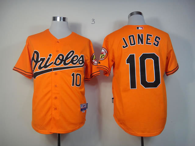 Jones Baltimore Orioles orange jersey