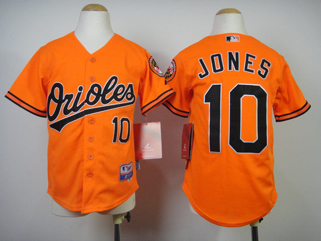Jones Baltimore Orioles orange jersey