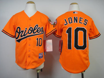 Jones Baltimore Orioles orange jersey