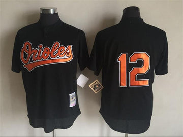Baltimore Orioles black Throwback jersey