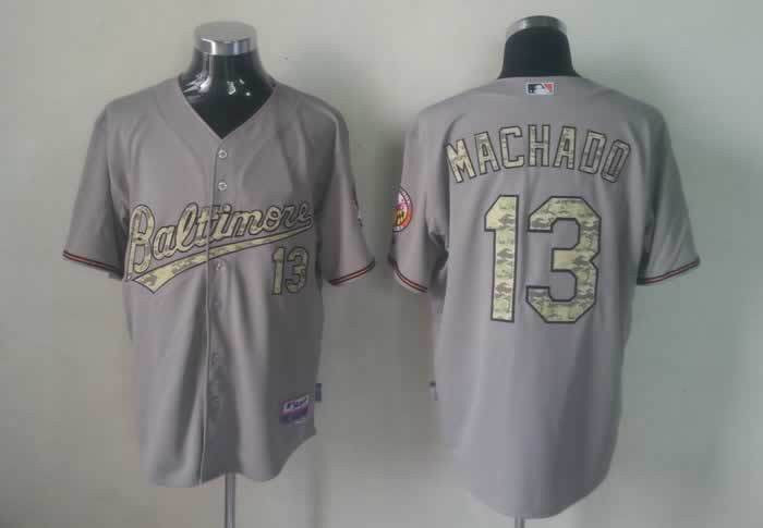 Machado Grey Baltimore Orioles camo Camo jersey