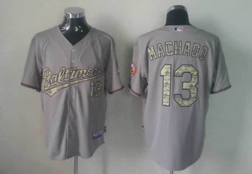 Machado Grey Baltimore Orioles camo Camo jersey