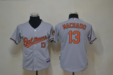 Machado Baltimore Orioles grey jersey