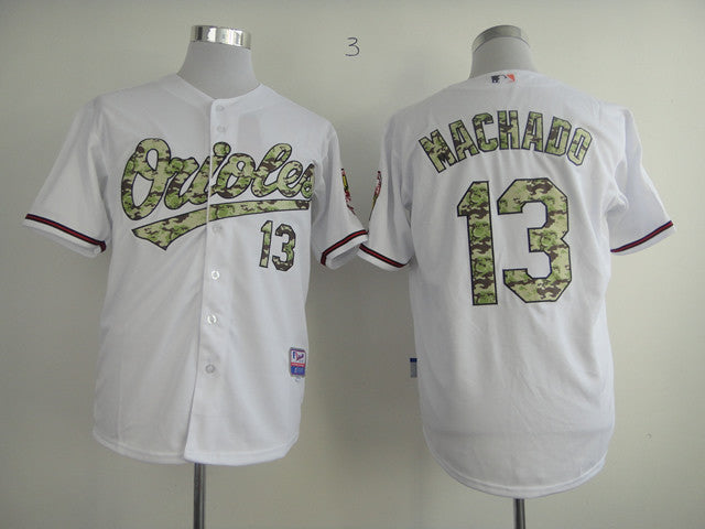 Machado White Baltimore Orioles camo Camo jersey