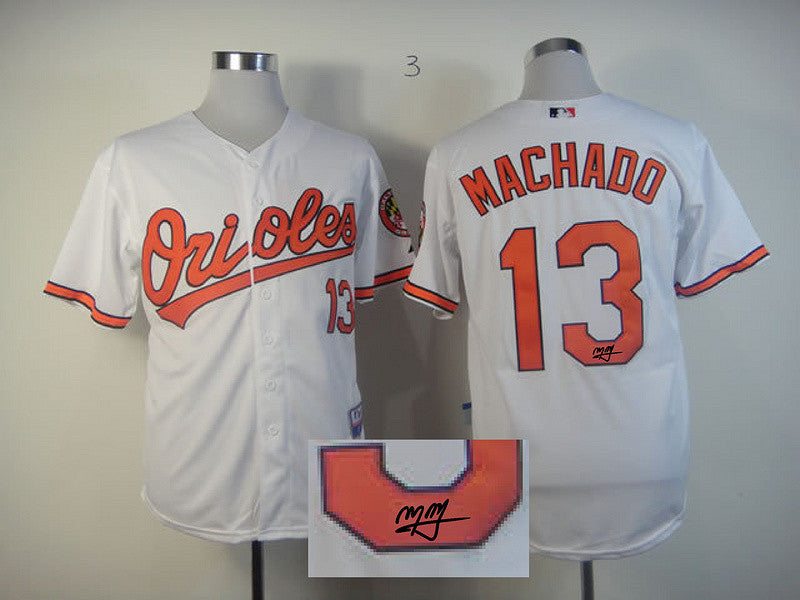 Machado Baltimore Orioles white jersey