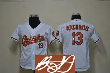 Machado Baltimore Orioles white jersey