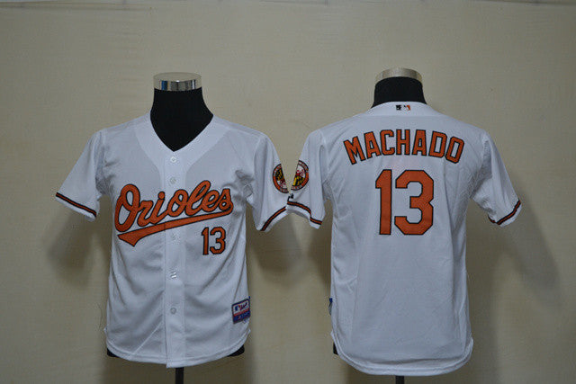 Machado Baltimore Orioles white jersey