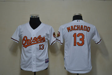 Machado Baltimore Orioles white jersey